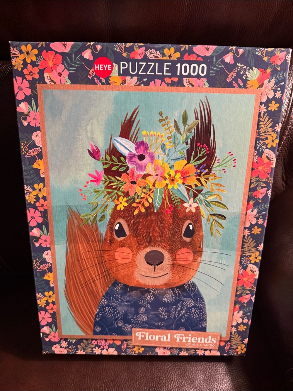 Heye 1000-Piece Puzzle — Floral Friends by Mia Charro. Complete